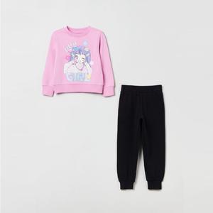 Survêtement en tissu de laine décontracté avec logo personnalisé de la meilleure qualité Ensemble de jogging pour enfants pour le printemps Les tout-petits BD - Product Image 3