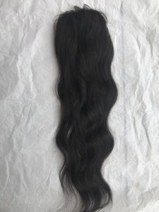 Productos populares 6x5 Parche de cabello 20 pulgadas Ondulado natural de alta calidad al por mayor precio Extensiones de cabello humano vendedores de India - Product Image 2