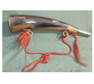 Corne de guerre viking, bugle, corne de signalisation de style animal, polie, énorme, pour la chasse, instrument de musique décoratif, corne à souffler scandinave - Product Image 1
