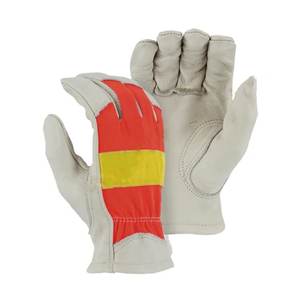 ถุงมือขับรถหนังวัว100% 2025มีชั้นหนังปาล์มคู่พร้อมข้อต่อ - Product Image 2