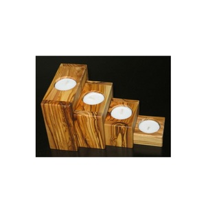 Bougeoir de Noël en bois pour porte de maison Produit en bois Offre Spéciale Couleur naturelle Décoration d'hôtel Bougeoir en bois à vendre - Product Image 4