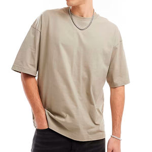 BD nouveauté t-shirts personnalisés pour hommes haute qualité en coton épais imprimé surdimensionné grande taille avec logo avant - Product Image 1