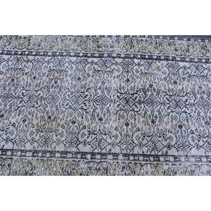 Alfombra Turca de 3.7x6.5 pies, Alfombra Vintage, Alfombra de Lana con Bordes Verdes y Marrones - Product Image 5