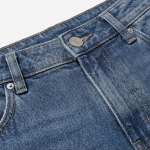 Pantalones Vaqueros Anchos y Relajados de Algodón para Mujer, de Alta Calidad, Color Personalizado, Transpirables, con Diseño de Logotipo, Ropa Casual de Moda Urbana - Product Image 3