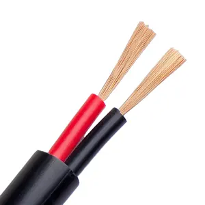 Kabel utama bulat 2 inti 3182Y, kabel Multicore, fleksibel, tidak disaring, 0.5mm, 0.75mm, 1mm, 1.5mm, 2.5mm, 4mm
