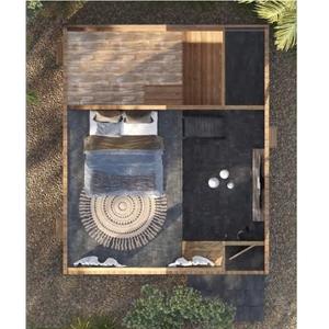 Bungalow moderno de 43 metros cuadrados de alta calidad 40HC Invernaderos industriales prefabricados Nuevos edificios prefabricados de Vietnam - Product Image 4