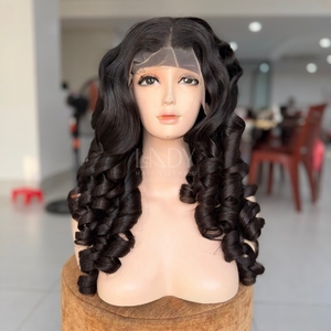 Cabello Vietnamita al por Mayor, Precio de Cabello 100% Natural Sin Procesar, Cabello Humano con Volumen, Color Castaño, Peluca 2025 - Product Image 2