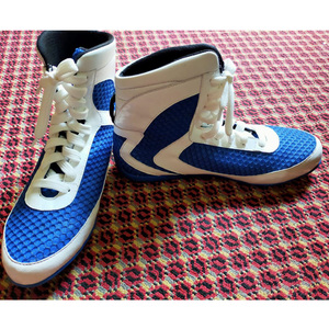 <b>Boxing</b> and MMA Genuine Leather <b>Shoes</b> With Rubber Insole Winter Sports <b>Shoes</b> With Mesh Lining for Wrestling - Product Image 5