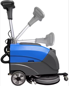 High Performance <b>Floor</b> <b>Cleaning</b> Machine 8 Gal Foldable and Portable Scrubber Walk Behind - Product Image 2