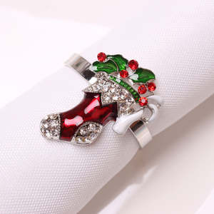 Anneaux de serviette de qualité supérieure pour une belle décoration de table, idéal pour les mariages, les fêtes et les repas à domicile - Product Image 2