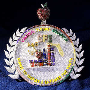 สร้อยคอฮิปฮอปชุบทองสีเหลือง14K จี้เพชร VVS ได้รับการรับรองจากแล็บแบรนด์หรู - Product Image 6