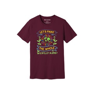 Camiseta de algodón 100% con temas de bondad, estampado de estilo informal, 12 opciones de color, 160-180, colocación de diseño personalizable GSM pesado - Product Image 3