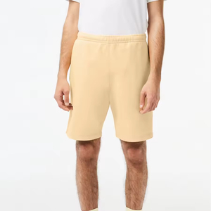 กางเกงเทนนิสสำหรับผู้ชายกางเกงขาสั้นผ้าซาตินระบายอากาศได้ดีปักลายทางแบบผูกเชือกเอวยางยืด - Product Image 3