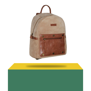 Sac à dos en cuir véritable unisexe avec logo personnalisé imprimé pour ordinateur portable étanche style vintage de haute qualité au meilleur prix - Product Image 2