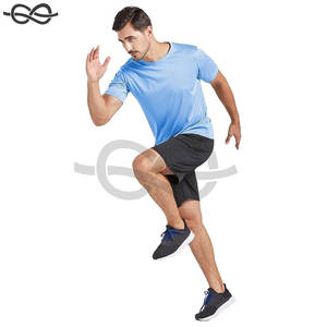 T-shirts à manches courtes pour hommes Athletic Running Gym Workout Tee Shirts pour hommes Respirant en microfibre évacuant l'humidité - Product Image 5