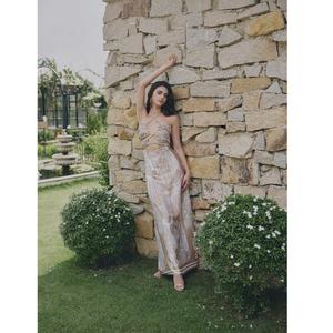 ENZO&LEO Cut-Out Solara <b>Dress</b> Romantic Feminist Style <b>Sexy</b> <b>Dress</b> High-End Fashion Local Brand from Vietnam - Product Image 1