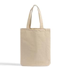 Sac fourre-tout en coton de 9 pouces avec logo brodé pour l'emballage d'artisanat, de montres et de bracelets, et logo sérigraphié pour les promotions - Product Image 1