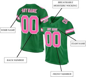 Mejor diseño bordado sublimado fútbol americano Jersey transpirable de manga corta talla grande equipo deportes Jersey - Product Image 6