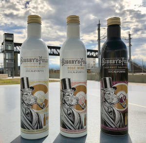 Cabernet SAUVIGNON chai rượu vang vàng kim loại nhôm nhôm bia chai nhôm chai với vít nắp - Product Image 5