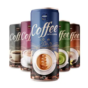 개인 라벨 OEM 커피 베트남에서 음료 베트남 최고의 품질의 아이스 커피 도매 바닐라 라떼 말차 맛