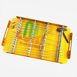 Ensemble de laryngoscopes sur pied, micro-chirurgie laryngée, instruments ORL, acier inoxydable, certifié CE ISO, endoscopique, haute qualité - Product Image 3