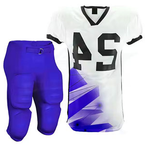 Conjunto de uniforme de fútbol americano unisex de talla grande con diseño personalizado, Camisetas estampadas transpirables para adultos - Product Image 2