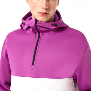 Sweat à capuche en coton mélangé de haute qualité pour homme, impression de logo personnalisée, coque souple imperméable pour une utilisation en extérieur en hiver - Product Image 4