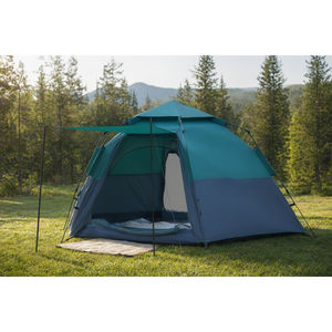 Carpa Domo Hexagonal Verde Oscuro 280x240x160 cm Doble Capa 210D Oxford y Algodón con Varillas de Fibra de Vidrio - Product Image 3