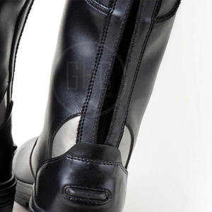 Botas de montar largas de alta calidad Botas de montar a caballo al por mayor Botas de montar a caballo de cuero más vendidas hechas en Pakistán - Product Image 4