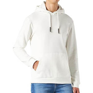 Hip Hop Men Hoodie Sweatshirts Solid Color Pullover Heavy Weight Hoodie Basic Blank Hoodies Custom Logo Men's Oversized Pullover - Product Image 3