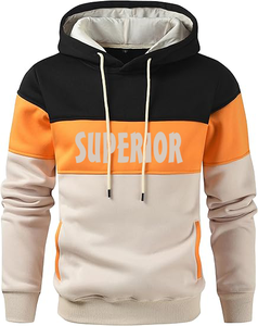 Sweat-shirts en polaire pour hommes, imprimés design, logo sérigraphié personnalisé, ODM/Vente en gros, vêtements de sport, taille 6XL, avec poches, coupe classique - Product Image 1