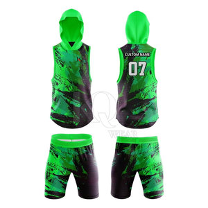 Uniformes Profesionales de Flag Football, Transpirables, Color y Logotipo Personalizables, 100% Poliéster, Ropa Deportiva, Todas las Tallas Disponibles - Product Image 1