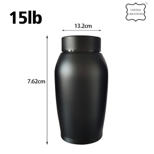 Urne funéraire en métal faite à la main de style américain de haute qualité pour les cendres humaines prix de gros fournitures funéraires - Product Image 4