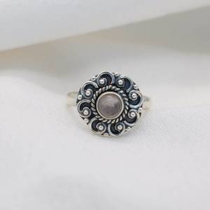 Bague en argent 925 pour femme, fabrication de bijoux, cadeau pour elle - Product Image 2