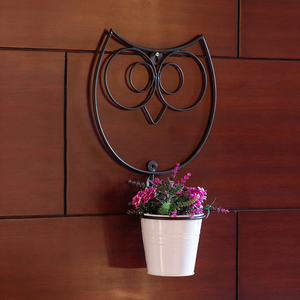 Modern Luxury Indoor Hanging Planter Stand with Round <b>Galvanized</b> <b>Bucket</b> White Metal Style for Flower Pots & Planters - Product Image 6