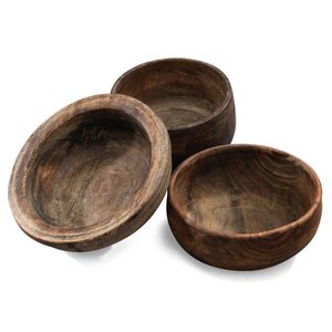 Bol de service en bois d'acacia écologique en gros, bol rond naturel poli pour salade et fruits, fait à la main, pour la maison, l'hôtel, le restaurant - Product Image 5