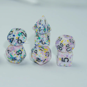 Acrylique 10mm Mini <span class=keywords><strong>RPG</strong></span> DND Borad Game Best Popular New Release Blood Dice Set - Product Image 1