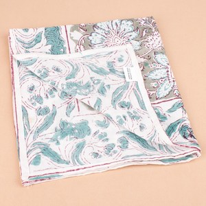 Handblock Cotton <b>Bandana</b> <b>Paisley</b> Floral Headband Face Coverup - Product Image 4
