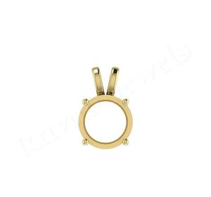 Nueva llegada de plata esterlina 925 joyería encontrar forma redonda Punta de moda 10x15mm hecho en La India colgante de montaje semi para exportación - Product Image 4