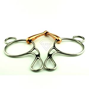 Embouchures pour chevaux en acier inoxydable au meilleur prix / Embouchures pour chevaux de haute qualité en couleur unie, double, nouvel emballage personnalisé, en vente - Product Image 5