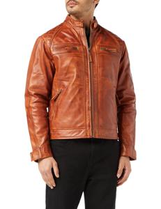 Cuir de vache teint en noir de luxe Veste en cuir pour homme à bas prix Vêtements décontractés Vestes en cuir véritable à la mode avec poches personnalisées - Product Image 2