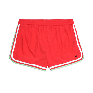 Pantalones cortos deportivos de gimnasio para mujer de alta calidad, secado rápido, 100% poliéster, logotipo personalizado y estilo con cordón de varios colores - Product Image 2