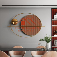 Escultura Decorativa de Pared de Metal de Aluminio para Decorar el Hogar y la Sala de Estar a Bajo Precio