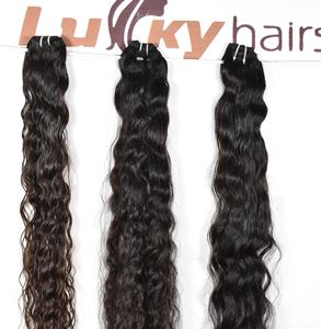 100% extensiones de cabello Remy de trama doble Natural cutícula alineada virgen indio humano recto textura agua profunda estilos de onda suelta - Product Image 5