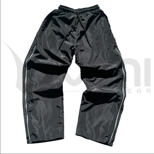 กางเกงวอร์มผ้าไนลอนขาบานสำหรับผู้ชายกางเกงวอร์มกางเกงวอร์มลำลองขากว้างปรับแต่งได้ออกแบบโลโก้ได้ตามต้องการ - Product Image 2