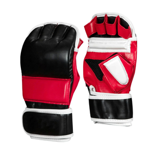 ถุงมือหนังแท้สำหรับต่อสู้ MMA แบบมืออาชีพถุงมือฝึกออกแบบได้ตามที่ต้องการ - Product Image 6