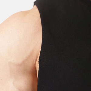 Camiseta Deportiva de Corte Profundo para Hombre, de Secado Rápido, Tejida, Estilo Urbano, Personalizable, OEM, para Gimnasio y Running - Product Image 5