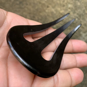 Polished Finish Buffalo Horn <b>Hair</b> <b>Pins</b> <b>for</b> Women's Ox Horn <b>Hair</b> Styling Stick Natural Accessory - Product Image 1