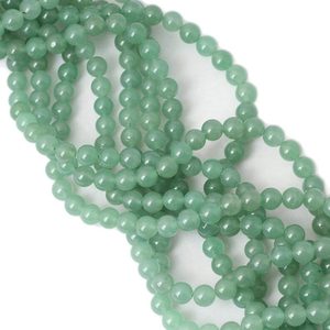 Cuentas de Piedra, Cuentas de Aventurina Verde, Hilo de Cuentas, Joyería de Piedra, Gema Suelta y Lisa, Collar Curativo, Cristal Natural, Mayorista - Product Image 5