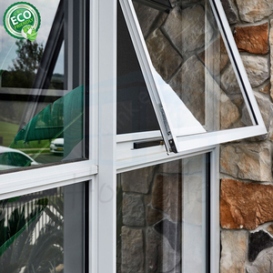 Ventana/Puerta Abatible Vertical de Aleación de Aluminio con Aislamiento Acústico y Vidrio Templado, Resistente al Agua, Aprobada para Huracanes en Florida, para Baño - Product Image 5